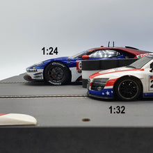 Charger l'image dans la galerie, Masstabsvergleich 1/24 und 1/32 RAS Rennbahnzubehör alternative zu Carrera 21130 - Dimension tire Walls for scale 132 and 124 for racetracks