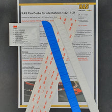 Charger l'image dans la galerie, FlexCurbs Modellbau blau weiss