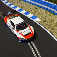 Charger l'image dans la galerie, Modellbau Reifenstapel und FlexCurbs RAS blau weiss