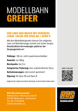 Carica l'immagine nel visualizzatore di Gallery, Modellbahngreifer RS Modellbau
