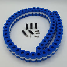 Charger l'image dans la galerie, Reifenstapel blau weiss 99 cm